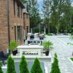 Brick pavers installation in Michigan by Luxury Resorts Design & Build