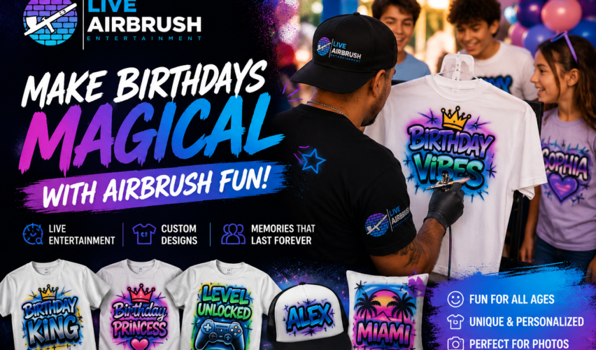 Airbrush for parties