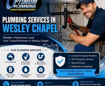 plumbing services in Wesley Chapel