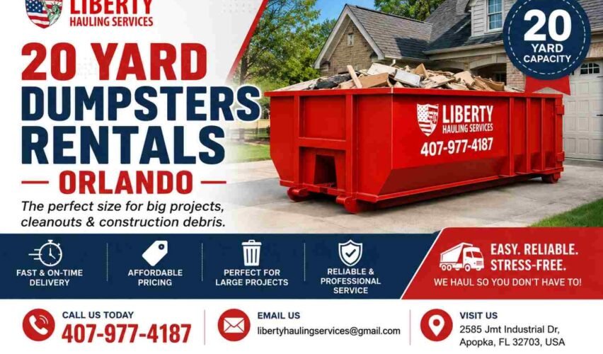 20 yard roll off dumpster orlando