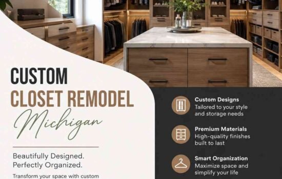 custom closet remodel Michigan