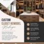 custom closet remodel Michigan